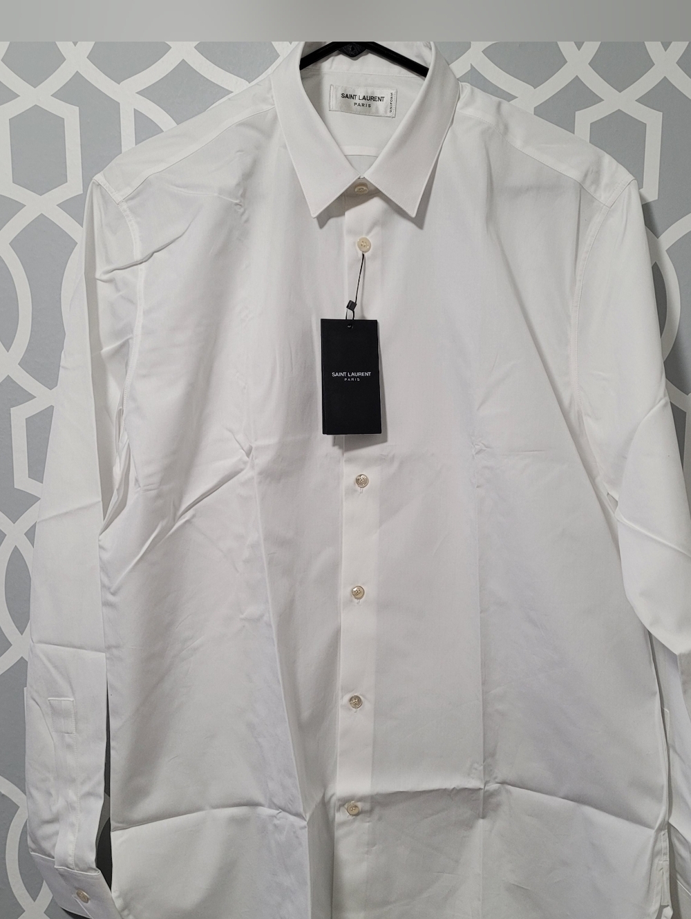 Saint Laurent White Button Down Shirt Size 40